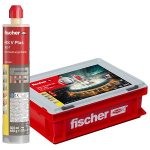 fischer FIS V Plus 300 T - 10 Kartuschen mit Handwerkerkoffer - Hochleistungsmörtel 