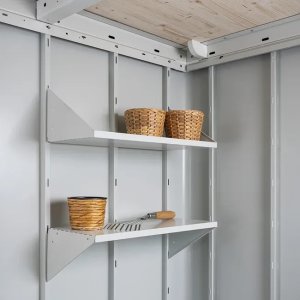 Regalböden für Doppel-Mülltonnenbox Alex Duo