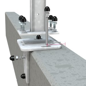 Montageadapter für Aufschraubanker